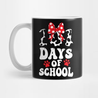 100 Days Of School Dalmatian Dog 100 Days Smarter Boys Girls Mug